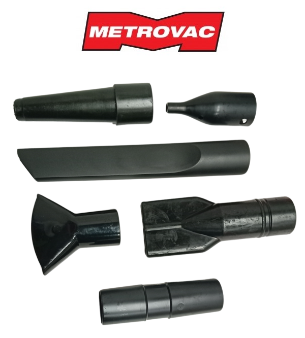MetroVac 6 Piece Nozzle Attachment Kit - 5 Nozzles & Adapter