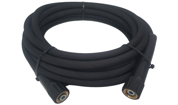 Pressure Washer Hose HD 1/4" 1 Wire M22 to M22 250 Bar - 10 & 20 Metre