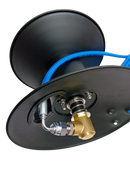 Slick Blue Pressure Washer Hose HD 1/4" 1 Wire 225 Bar 150deg C M22 - 3/8" Swept 90 elbow - 20 metre