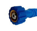 High Pressure Hose Super Slick Blue 200 Bar M22F x 3/8" Swept 90° - 15 metre