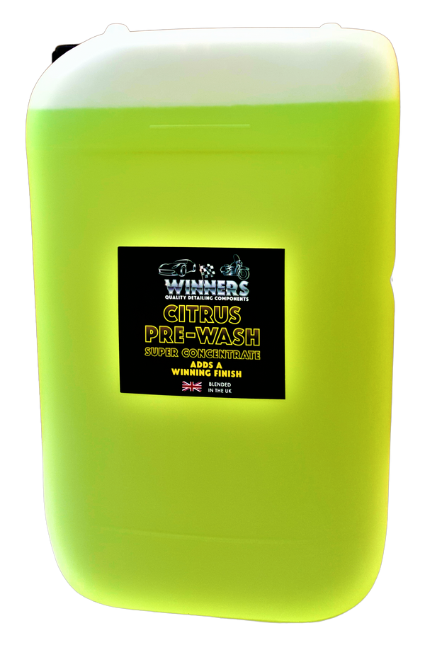 Citrus Pre-Wash 25 Litre - Super Concentrate for Deep Cleaning - Degreases & Cleans