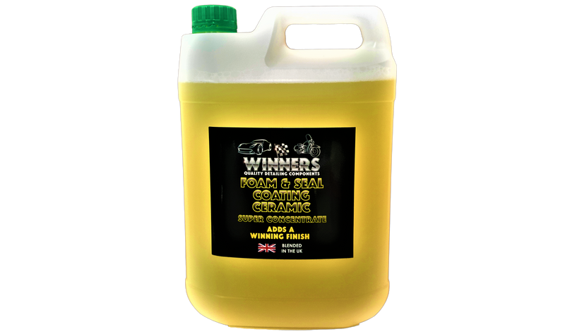 Foam & Seal Coating Ceramic 5 Litre - SiO2 Hydrophobic Protection with High Gloss Finish