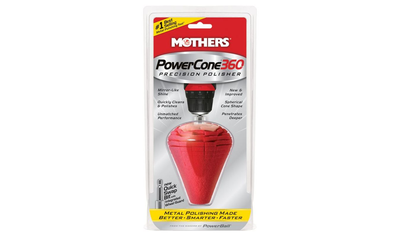 Mothers PowerCone 360 Precision Polisher - Drill Metal Polishing Tool