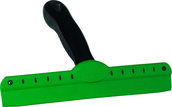 Vikan Squeegee  Wipe-N-Shine 250mm Green - Soft Squeegee for Safe Water Removal