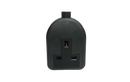13amp Single Socket - Black Body
