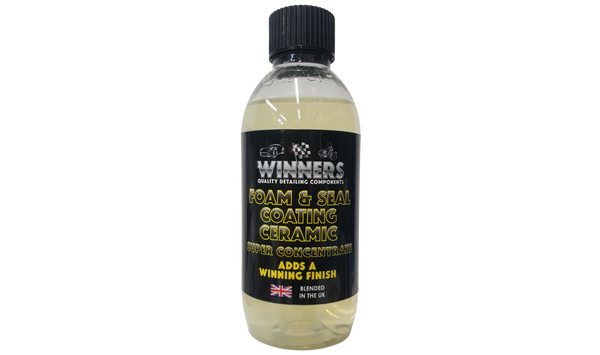 Foam & Seal Coating Ceramic Mini 200ml - SiO2 Hydrophobic Protection with High Gloss Finish