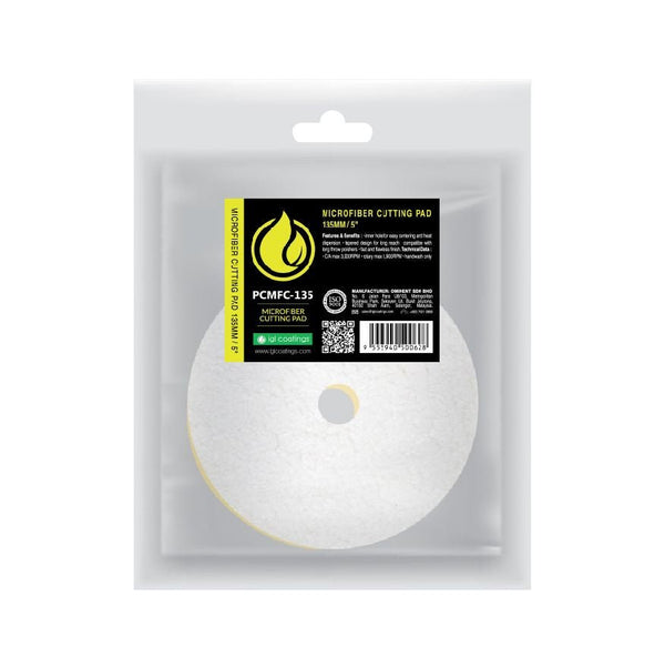 Cutting Pad Microfibre Yellow 3” / 80mm IGL