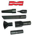 MetroVac 6 Piece Nozzle Attachment Kit - 5 Nozzles & Adapter