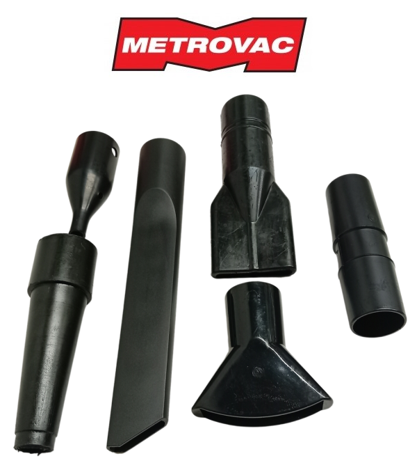 MetroVac 6 Piece Nozzle Attachment Kit - 5 Nozzles & Adapter