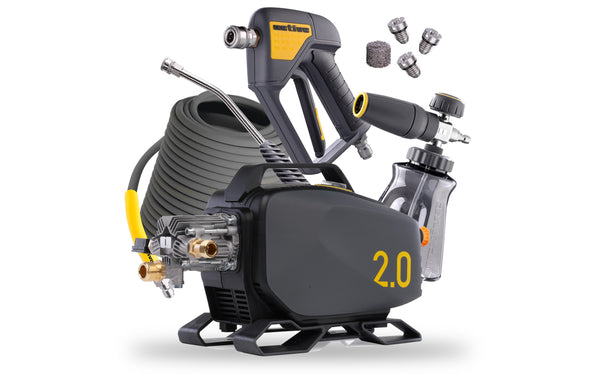 Active 2.0 Electric Pressure Washer 240V - Premium Kit - Stubby Trigger - Foam Cannon - 50 foot Hose