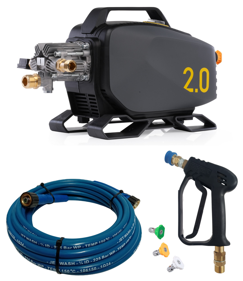 Active 2.0 Electric Pressure Washer 240V Machine with Free Gift (Winners Stubby Gun)
