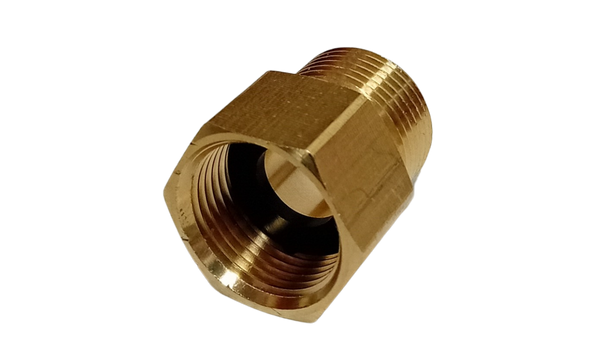 Connector - M22 Female to M15 Male Brass