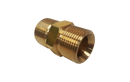 Coupler - Brass 1/4" BSP Male - 1/4" BSP Male
