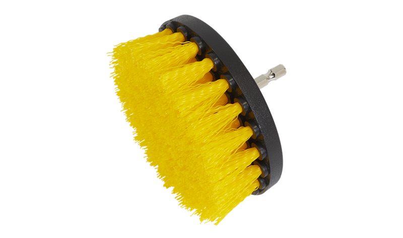 Rotary Carpet & Upholstery Medium Bristle Brush Set of 4 - For Corded or Cordless Use