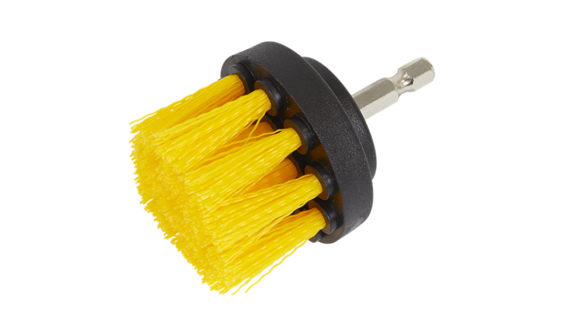 Rotary Carpet & Upholstery Medium Bristle Brush Set of 4 - For Corded or Cordless Use