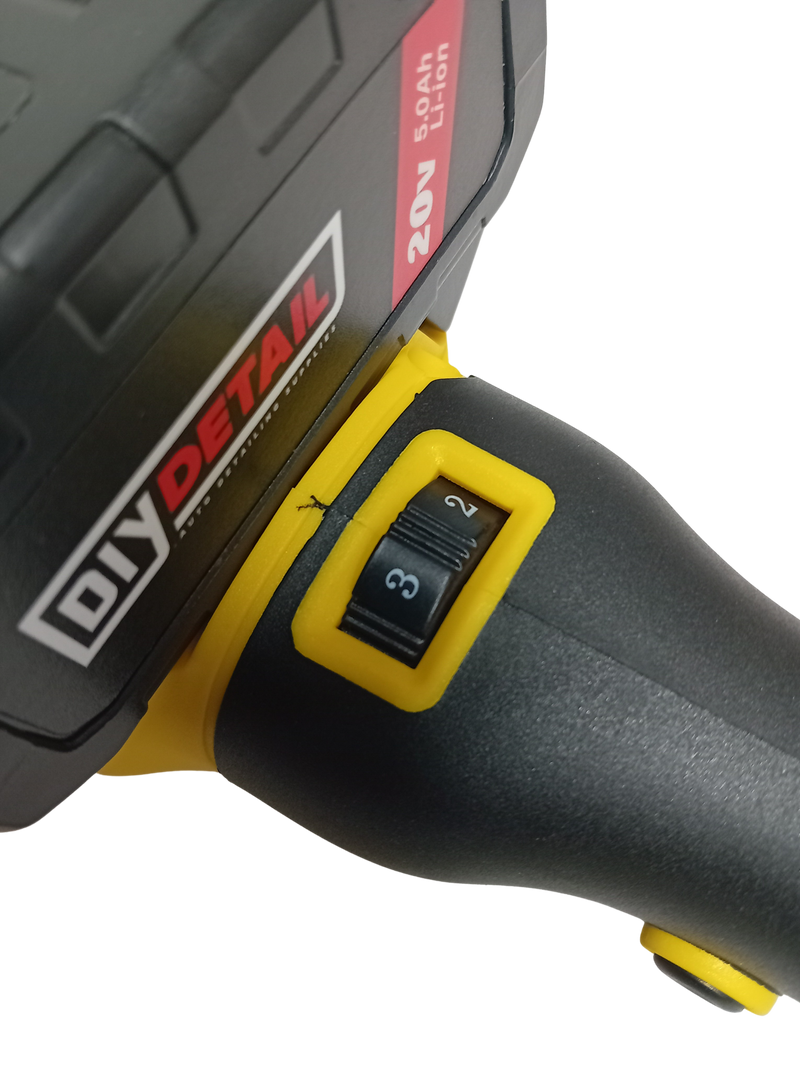 DIY Detail Cordless DA Polisher 25mm Orbit 20V 5amp 5" & 6" Pads