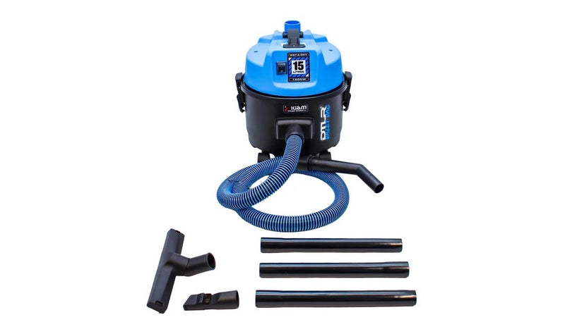 DTLR Valet Vac 15L - 240V 1200W Wet & Dry Vacuum Cleaner 15 Litre Capacity