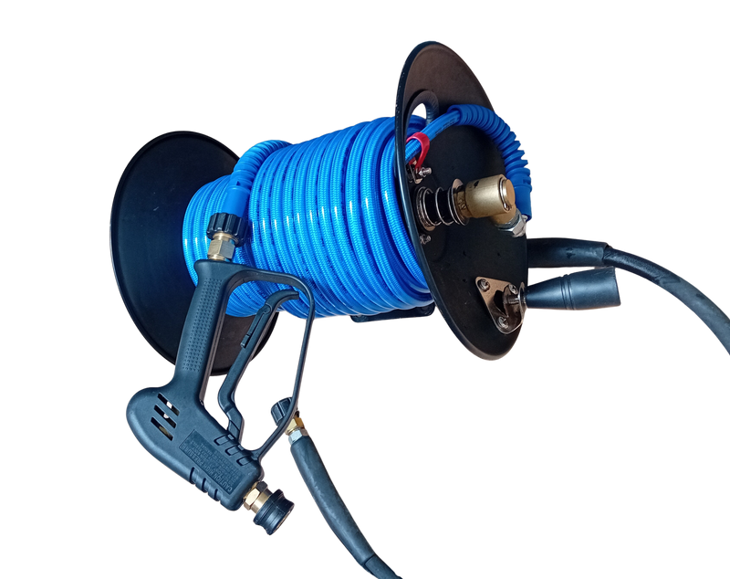 High Pressure Hose 1 Wire Slick Blue 200 bar with Nilfisk reel fitting - 10, 15, 20 metre lengths
