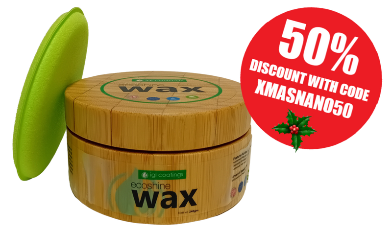 IGL Ecoshine NanoWax - Xmas Offer Only £22.49 inc.vat with Discount Code XMASNANO50