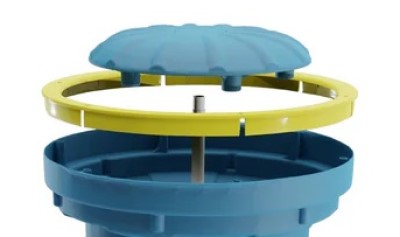 Yellow Ring for Lake Country System 4000 Pad Washer