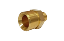 Coupler - Brass M22 Male - 1/4" BSP Male