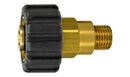 Connector - 3/8" BSP Male x M22 Female M22F38M