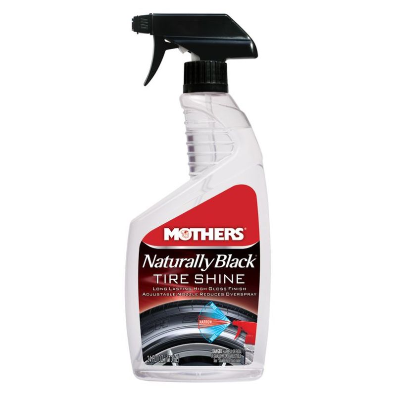 Mothers Naturally Black Tyre Shine Gloss Finish
