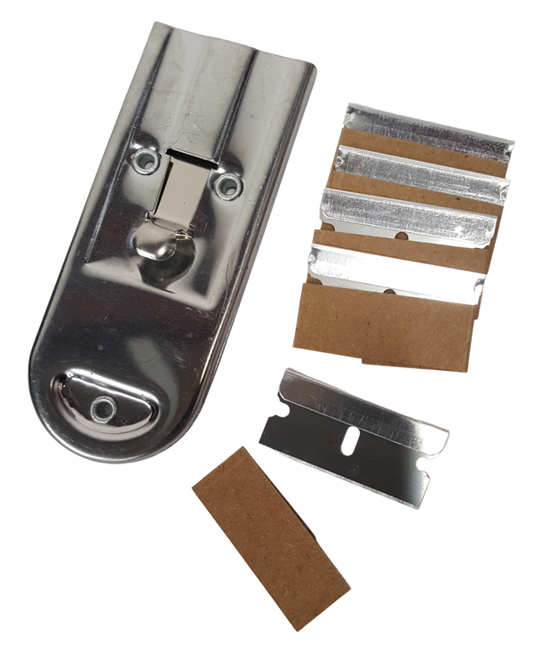 MC Metal Scraper Blade Holder with 5 Blades