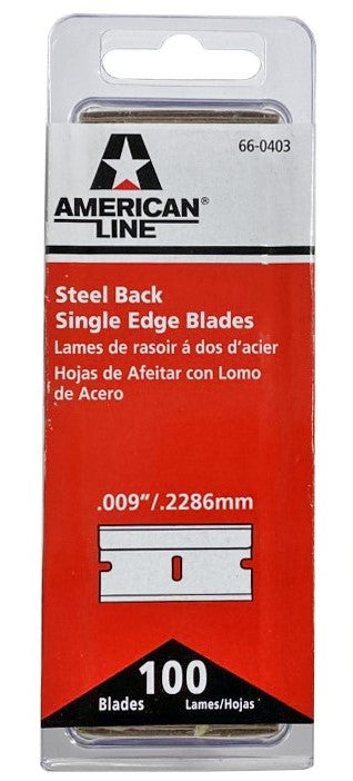 Replacement Blades for Window Scraper Blade Holders 100 pack