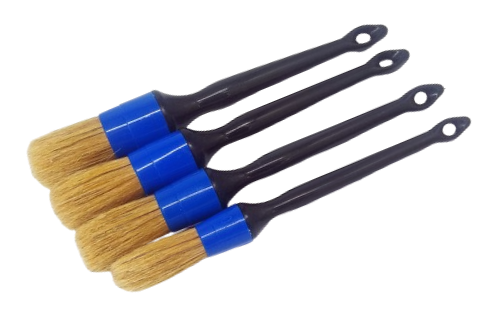 Mammoth Detailing Brush - 4 sizes Natural Bristle 10/14/16/18mm