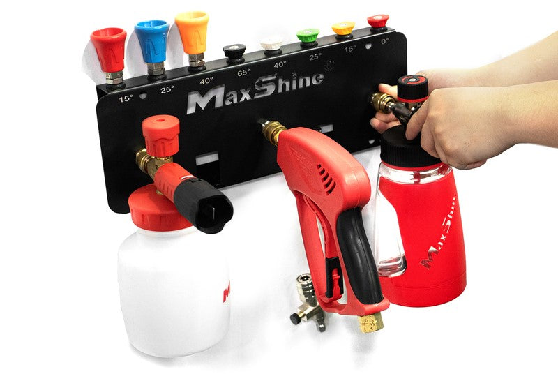 MaxShine Snow Foam Cannon Wall Mount & Nozzle Holder