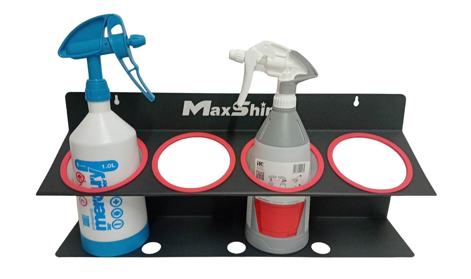 MaxShine Extra Large Wall Mounted Spray Bottle IK & Kwazar - 4 x 105mm