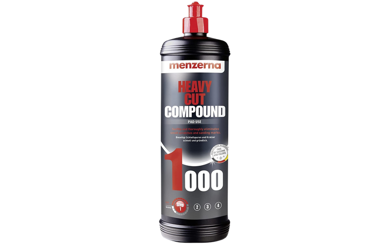 Menzerna Heavy Cut 1000 Compound 1 Litre - Removal of Sanding Marks, Scratches and Overspray