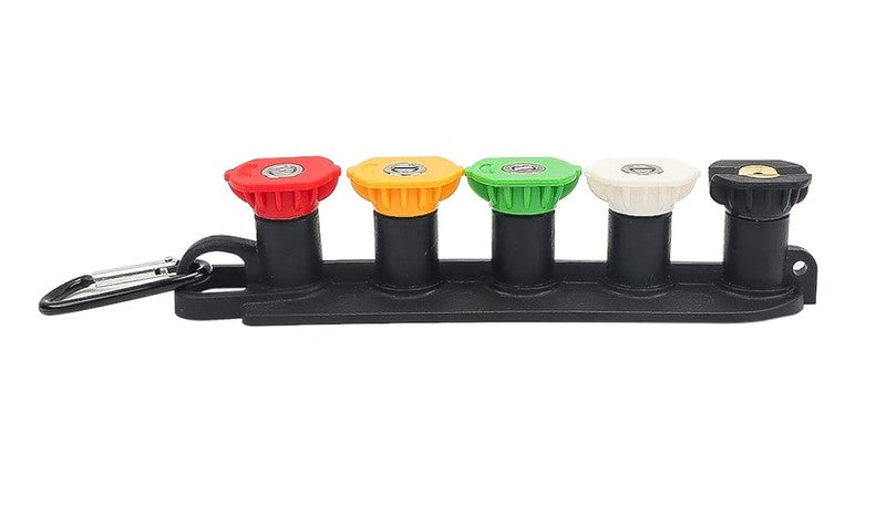 1/4 Quick Connector Nozzle Holder With Belt Clip Supplied With 5 Nozzles