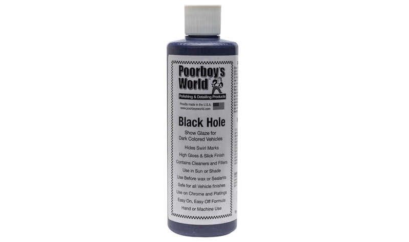Poorboy's World Black Hole - Show Glaze for Dark Colours 16oz 473ml