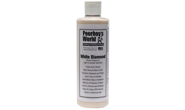 Poorboy's World White Diamond - Show Glaze for Light Colours 16oz 473ml