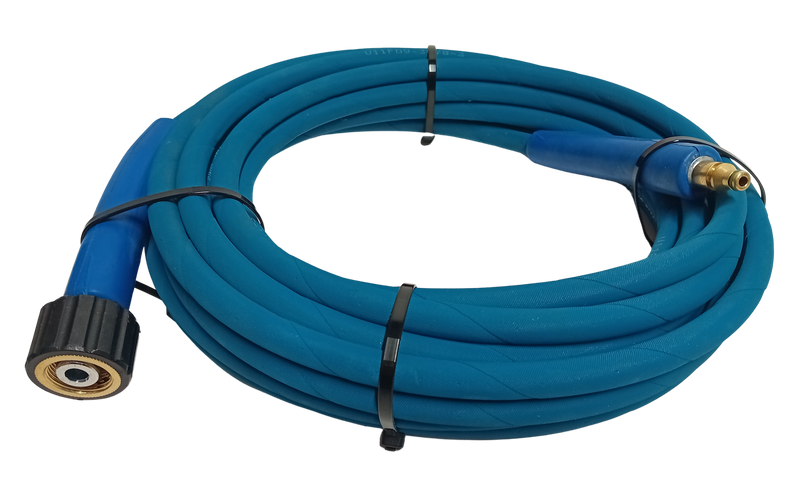 Nilfisk Flex Lightweight Compact Pressure Washer Hose HD 1/4in-6.3mm Bore Single Wire 280 Bar/4000psi 150deg C Nilfisk Bayonet to M22 Female - 10 metre