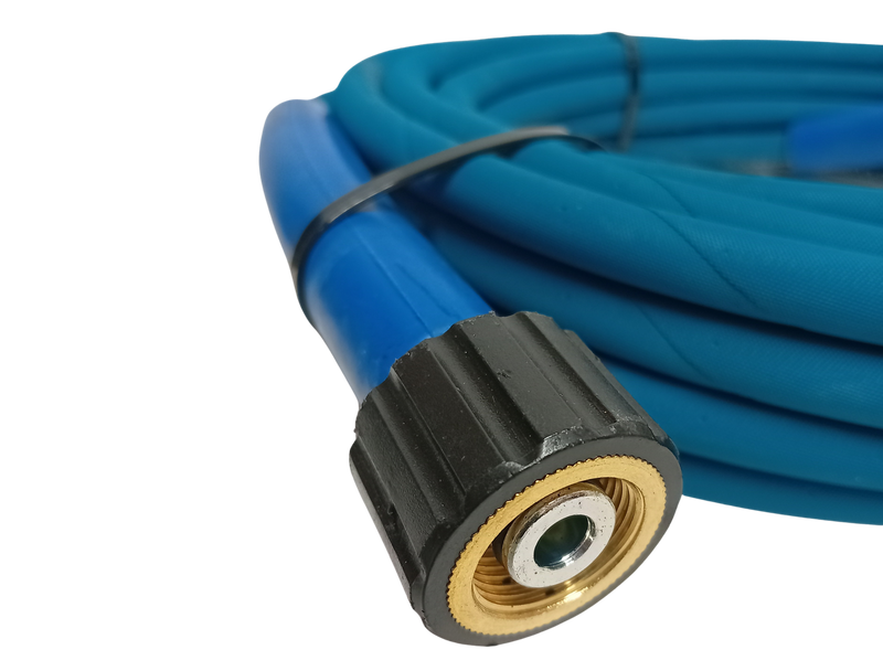 Nilfisk Flex Lightweight Compact Pressure Washer Hose HD 1/4in-6.3mm Bore Single Wire 280 Bar/4000psi 150deg C Nilfisk Bayonet to M22 Female - 10 metre