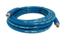 Slick Blue Pressure Washer Hose HD 1/4" 6.3mm Bore Single Wire 225 Bar/3250 psi 150deg C 1/4"Male-1/4"Female - 10 Metre