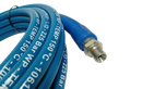 Slick Blue Pressure Washer Hose HD 1/4" 6.3mm Bore Single Wire 225 Bar/3250 psi 150deg C 1/4"Male-1/4"Female - 10 Metre