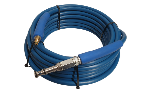 High Pressure Hose 1 Wire Slick Blue 200 bar with Nilfisk reel fitting - 10, 15, 20 metre lengths