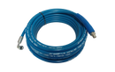 Slick Blue Pressure Washer Hose HD 1/4" 1 Wire 225 Bar 150deg C 3/8" Male - 3/8" Swept 90 degree - 10 metre