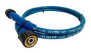 Slick Blue Pressure Washer Hose Reel/Fly Hose 1/4" 1 Wire 225 Bar 150deg C M22-M22 fittings - 1.5 metre