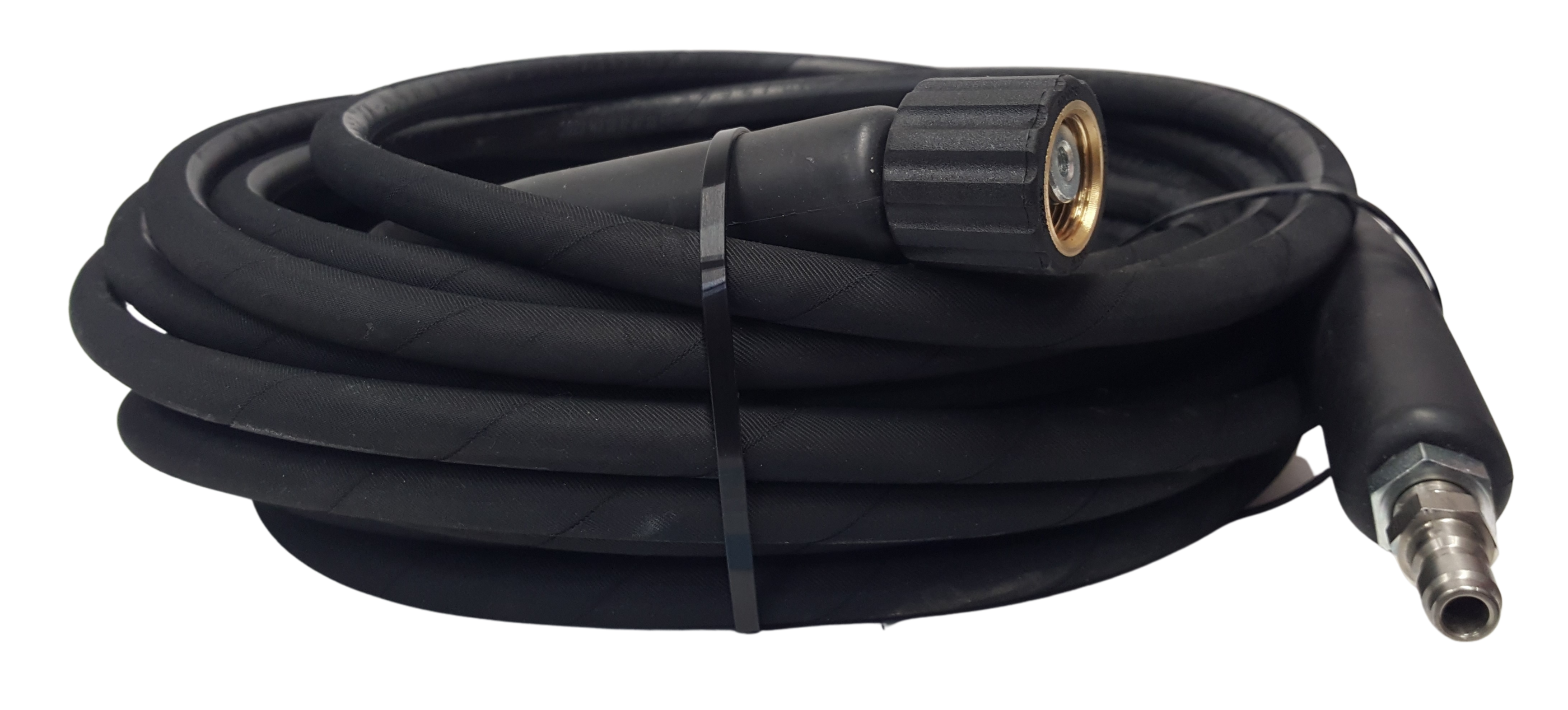 Pressure Washer Hose HD 5/16" 1 Wire 250 Bar QR to M22 15 Me