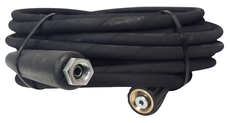 Pressure Washer Hose HD 5/16" 1 Wire 250 Bar QR Bayonet to M22 - 15 metre