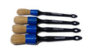 Poorboy's World Detailing Brushes - 4 sizes Natural Bristle 10/14/16/18mm