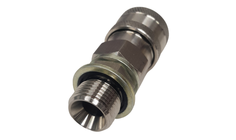 Quick Release 14.8mm Connector - Stainless Steel 3/8" BSP Male Fitting 1