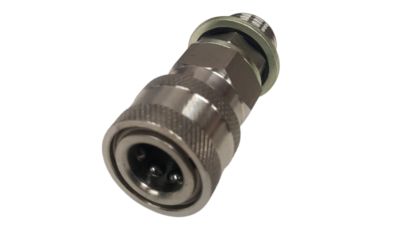 Quick Release 14.8mm Connector - Stainless Steel 3/8" BSP Male Fitting