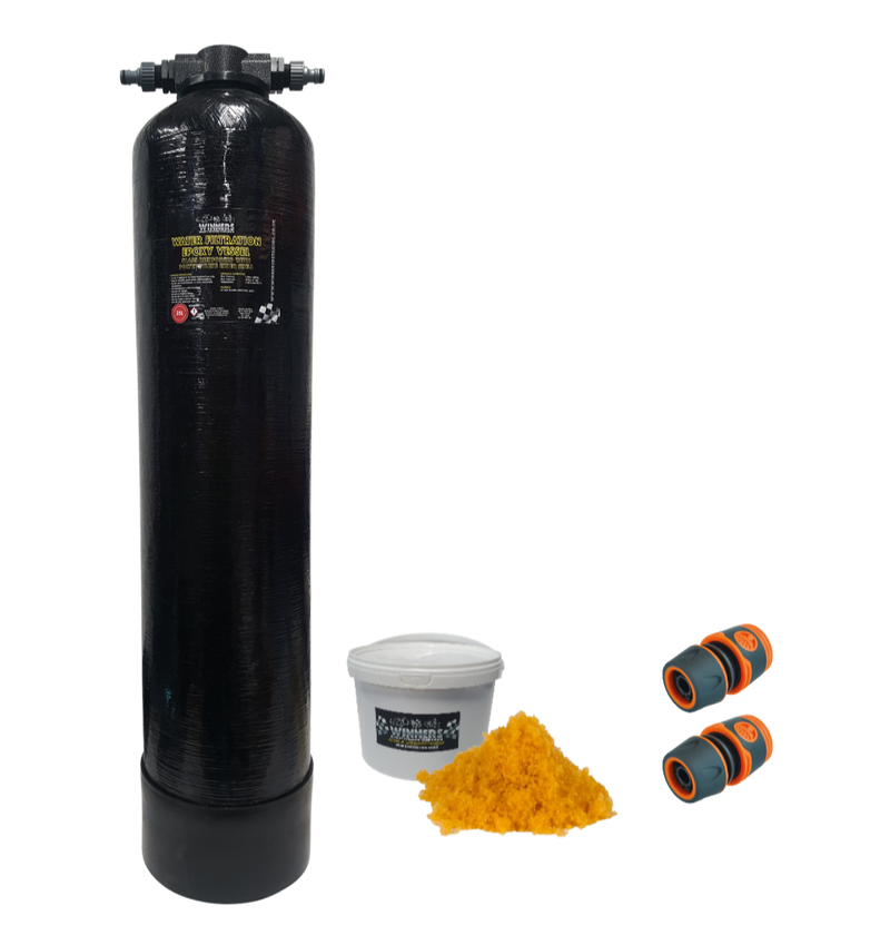 DI Water Filter Pressure Vessel and Resin Kit - 25 Litre Ready To Connect*