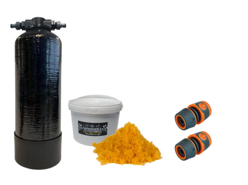 DI Water Filter Pressure Vessel and Resin Kit - 7 litre Ready To Connect*